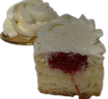 Muffin cytryna-malina-truskawka